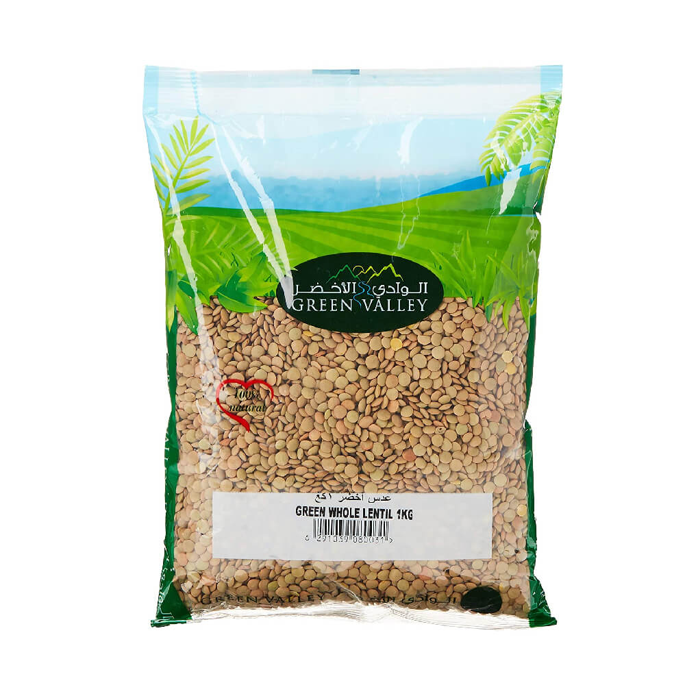 Green Valley Green Whole Lentil 1kg