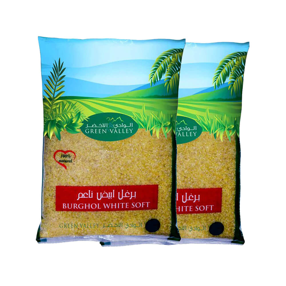 Green Valley Burghol White 1kgx2