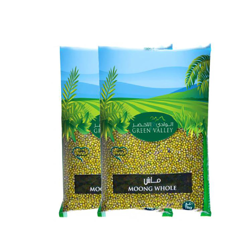 Green Valley Moong Whole 1kgx2