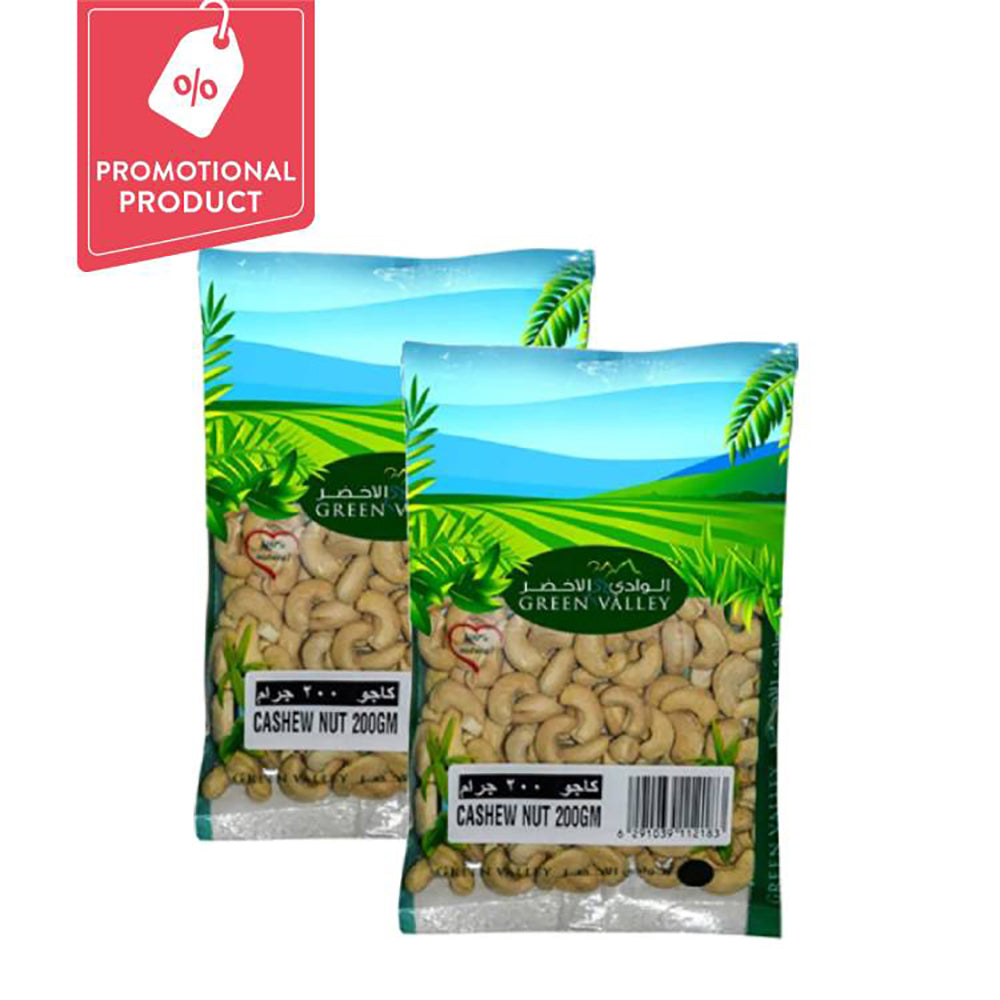 Green Valley Cashew Nuts 200Gx2