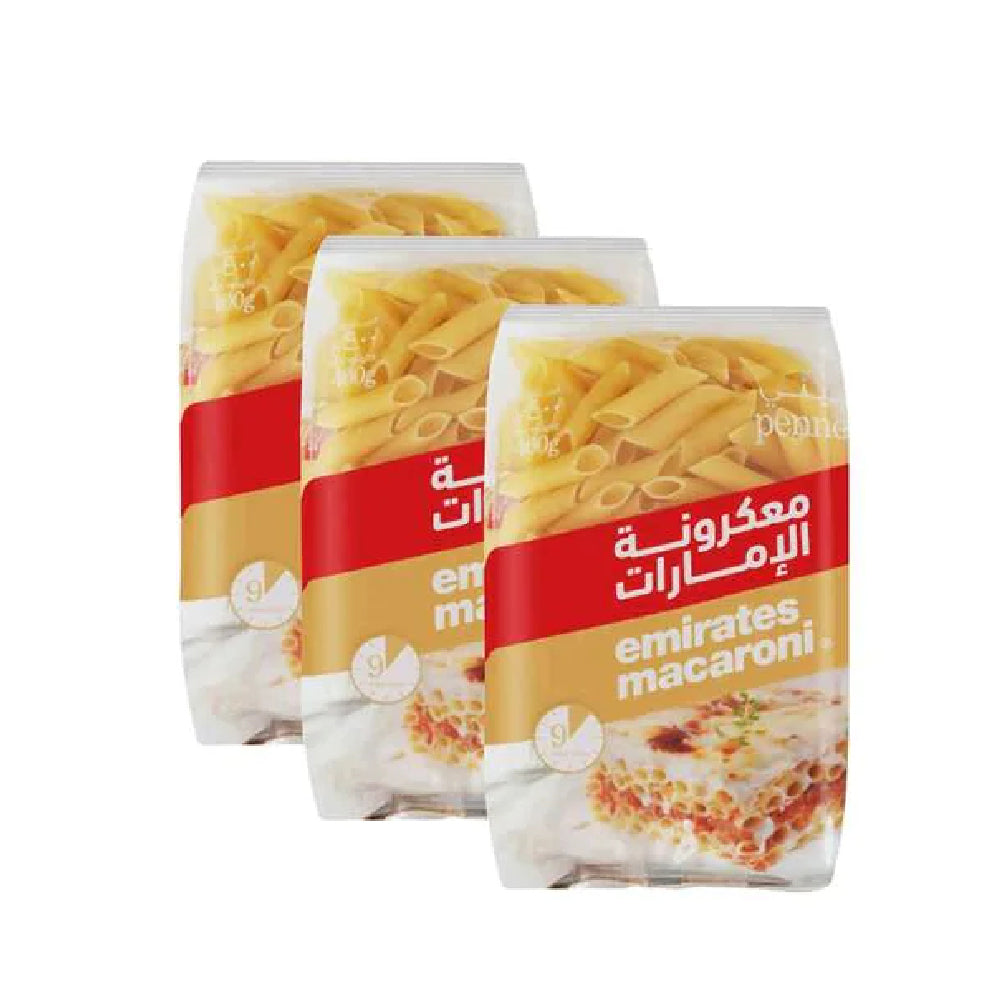 Emirates Macaroni Penne Pasta 3x400Gm @Special Price