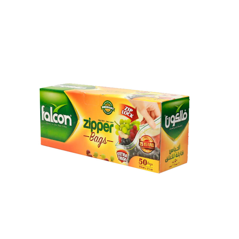 Falcon Freezer Zipper Bag 30x27cm 40s