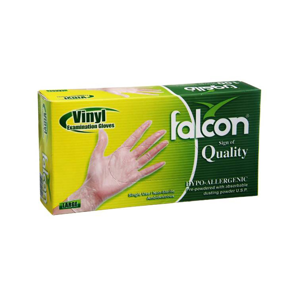 Falcon Gloves Vinyl Large 100s