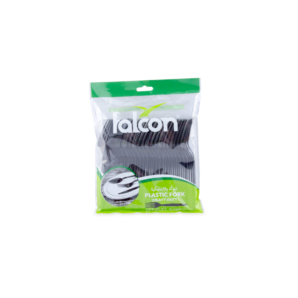 Buy -Falcon Plastic Fork Black 50's On The Fresh Market
