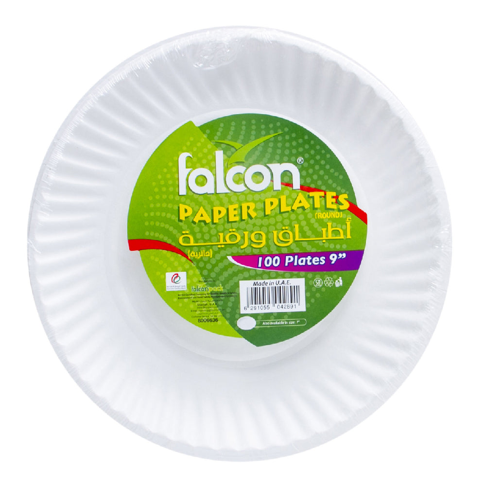 Falcon Paper Plate