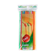 Falcon Plastic Straw Artistic Mix Color 260mm