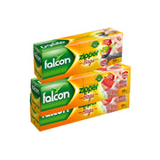 Falcon Zipper 40s Bag 27cm x 30cm 2 Pieces + Zipper 50s Bag 18cm x 21cm