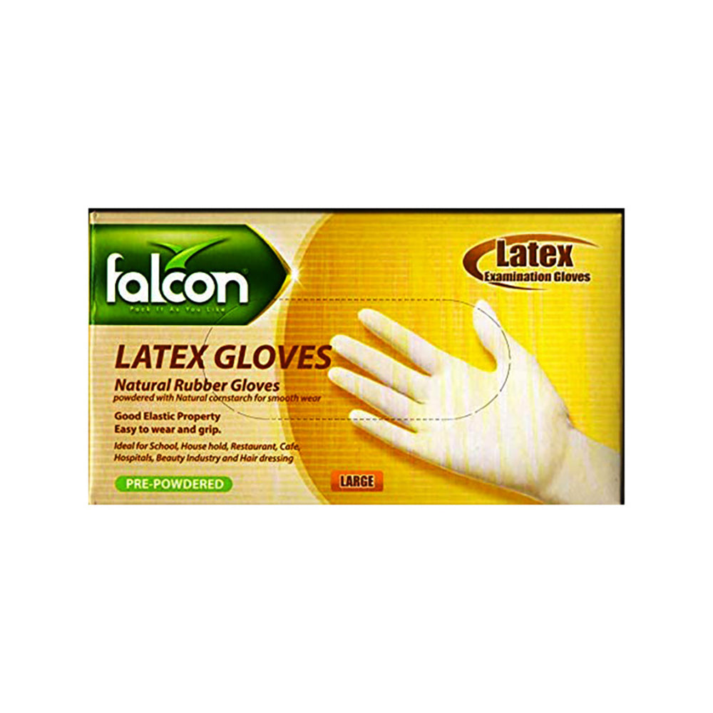 Falcon Latex Gloves Large 100s