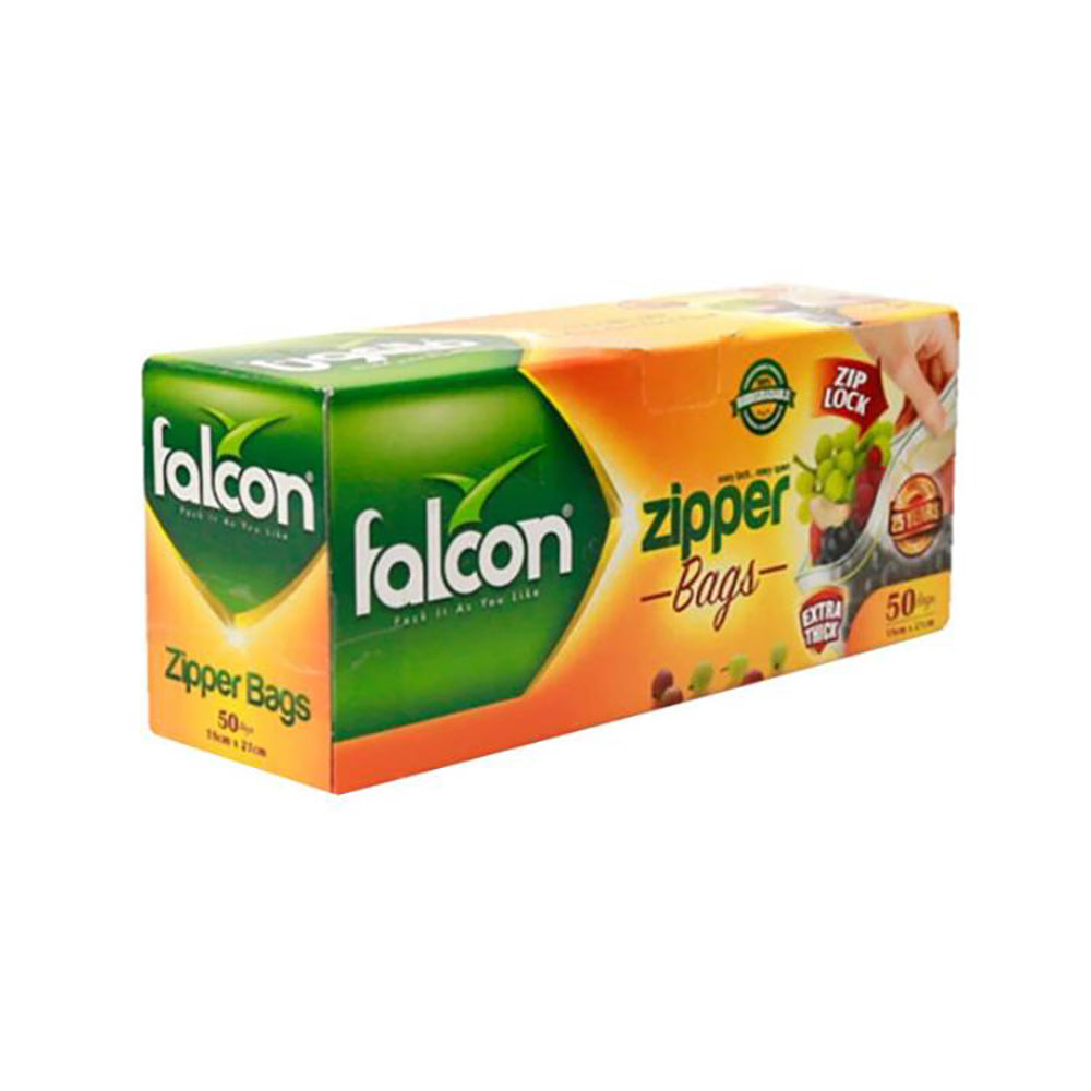 Falcon Freezer Zipper Bag 21x18cm 50s