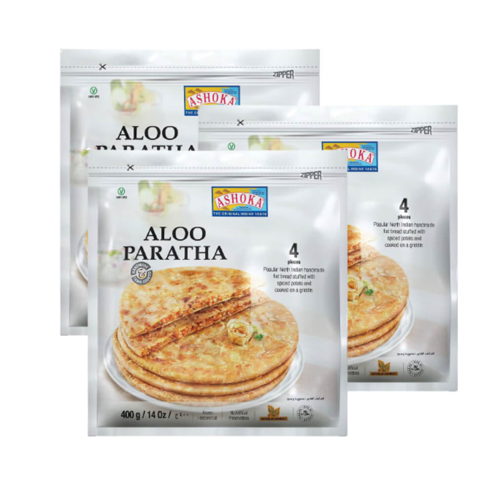 Ashoka Aloo Paratha 400gm 2+1 Free