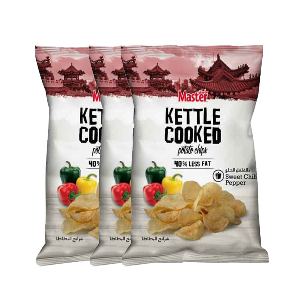 Master Kettle Chips Sweet Chilli Pepper 3x170G