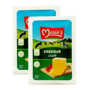 Maria's Sliced White Cheddar Cheese 2x150g