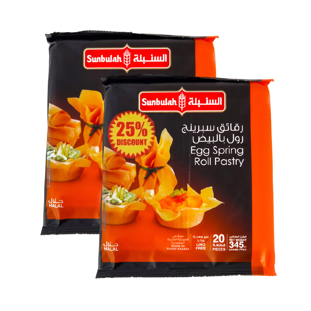 Sunbulah Egg Spring Roll Pastry 2x345Gm