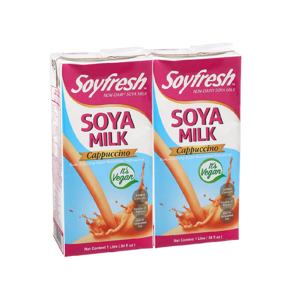 Soyfresh Soya Milk Cappuccino 2x1L
