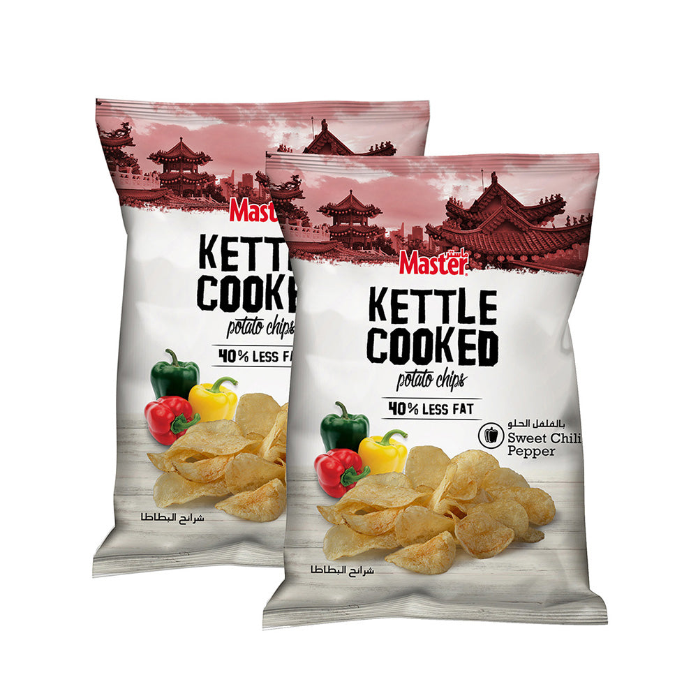 Master Kettle Cooked Chips Sweet Chili Pepper 170Gmx2