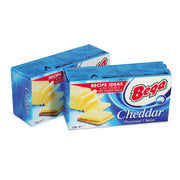 Bega Cheddar Processed Cheese Block 2x250g