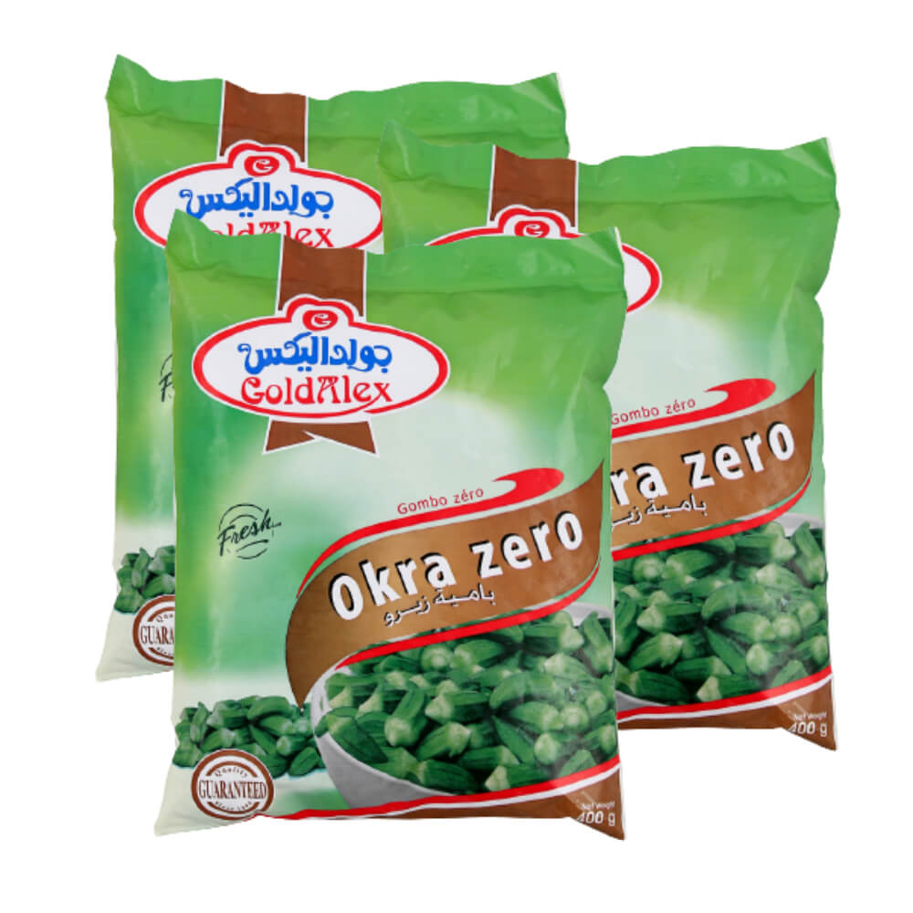 Goldalex Okra Zero 400gm 2+1 Free