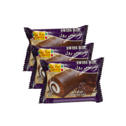 Sara Swiss Roll Chocolate Cake 3x75g