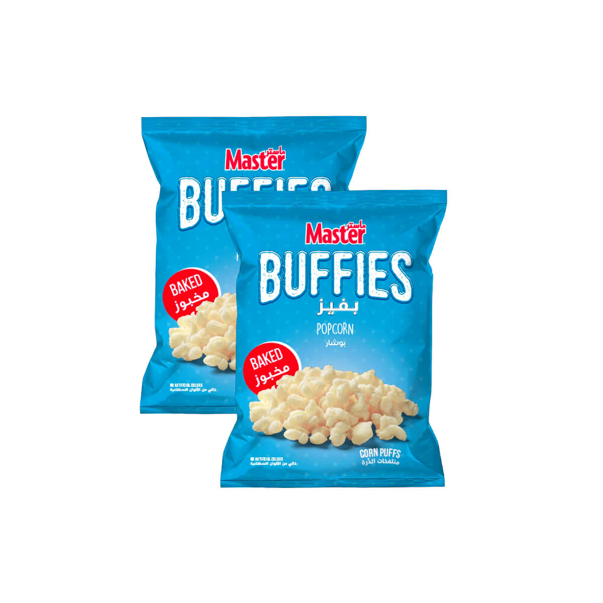 Master Buffies Baked Corn Puffs 2x60g