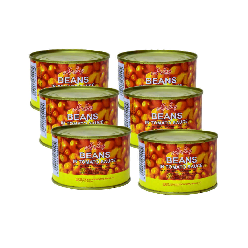 Maling Baked Beans In Tomato Sauce 6x220Gm
