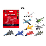Power Joy Vroom Die Cast Aircraft 9 Assorted