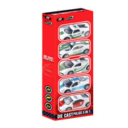 Power Joy V.Vroom Diecast Police Car Multicolour 5s