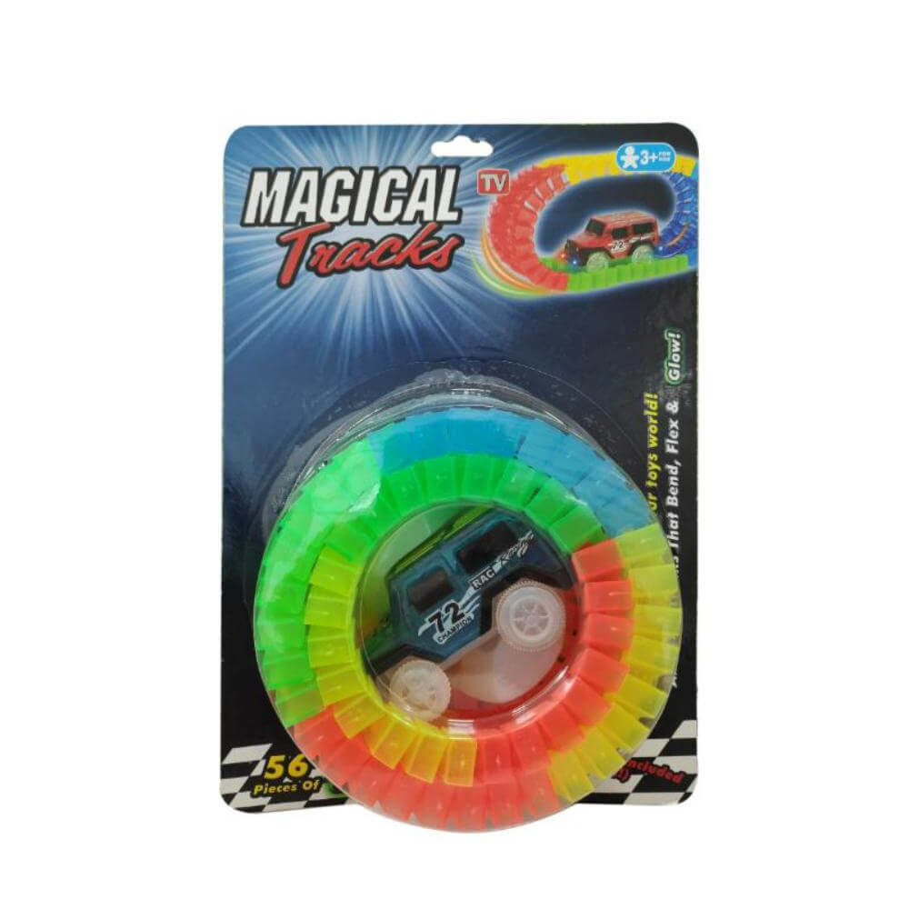Power Joy Battery Operated Magic Track 56 Pieces