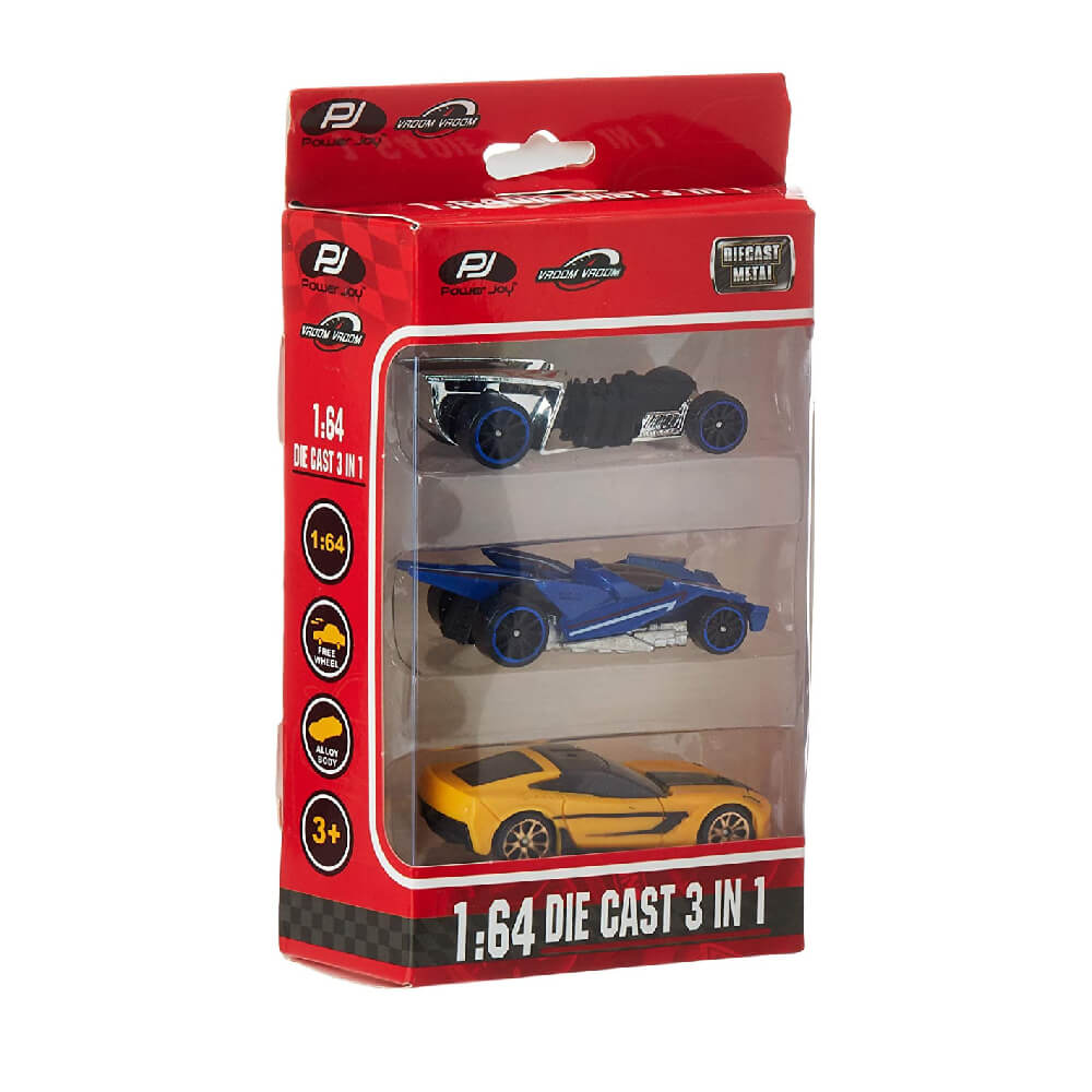 Power Joy V.Vroom Diecast Viper Die Cast 1:64 3In1