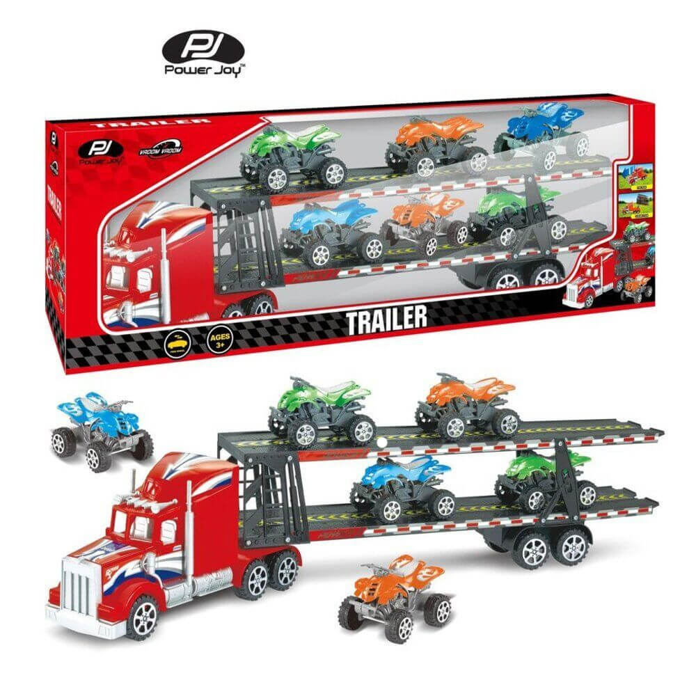 Power Joy V.Vroom Trailer 6Pcs