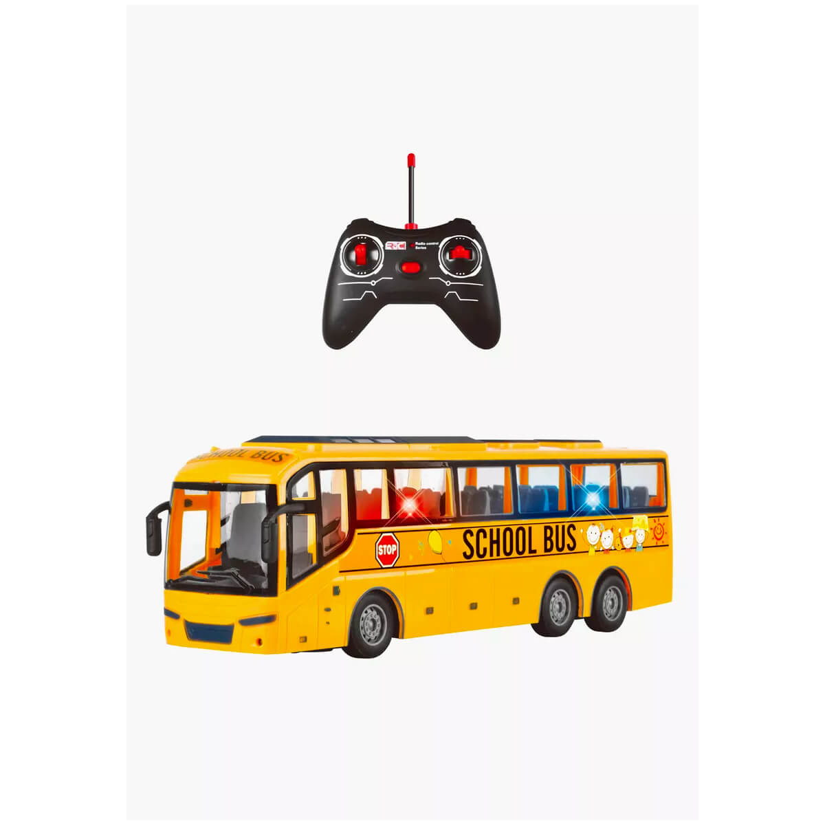 Power Joy Remote Control School Bus With Lights pc