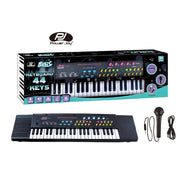 Power Joy Music Keyboard 44 Keys With Mic