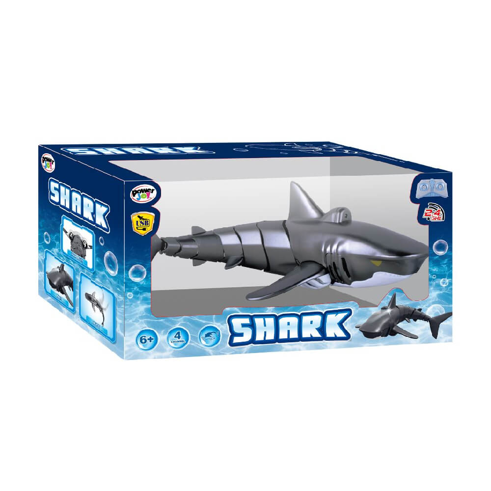 Power Joy Remote Control Shark With Light 2.4Ghz