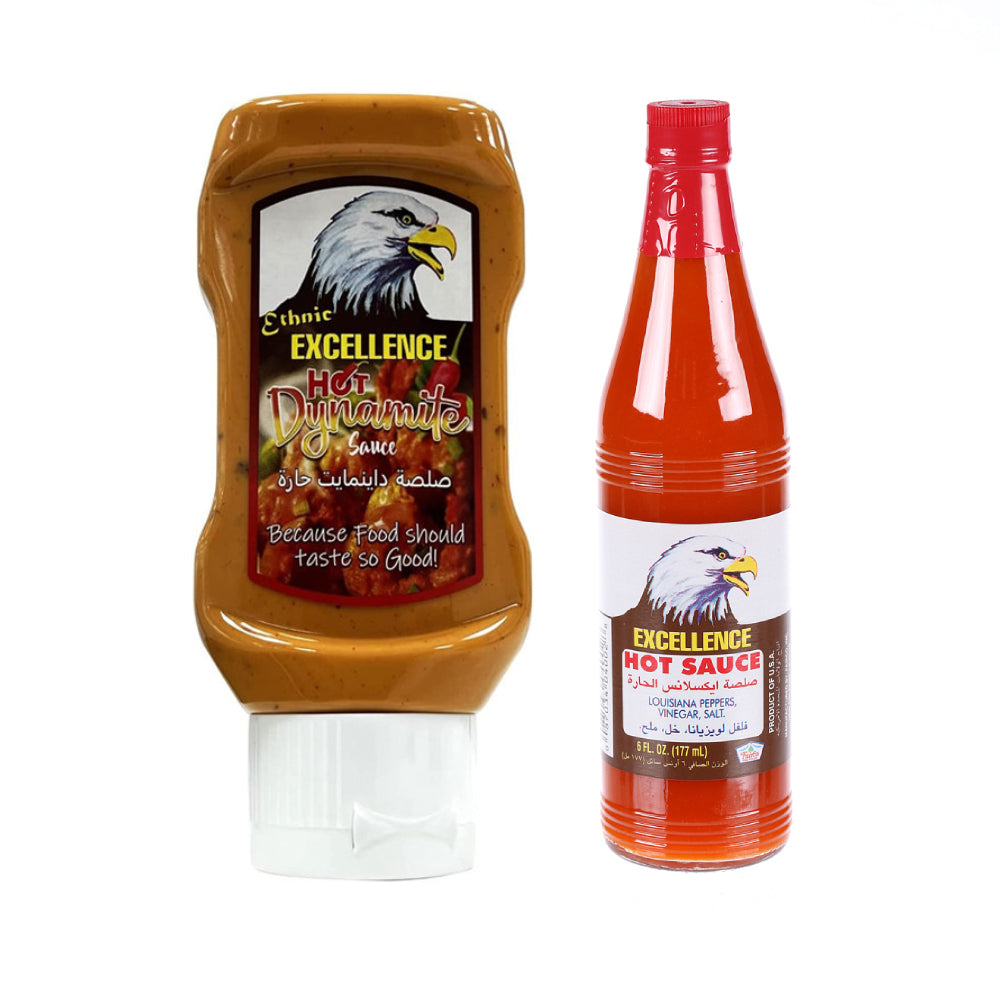 Excellence Hot Dynamite Sauce 315ml + Hot Sauce 6oz