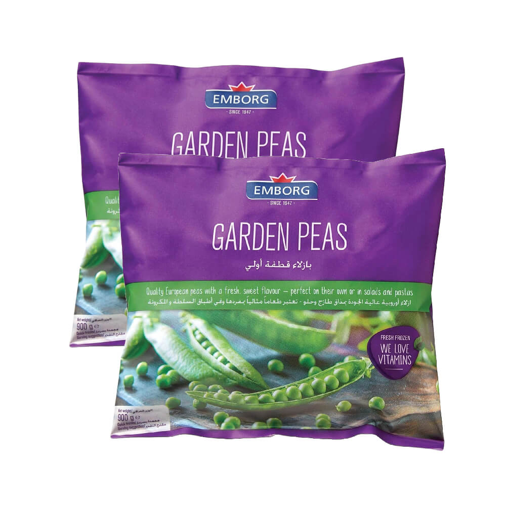 Emborg Frozen Garden Peas 2x900gm