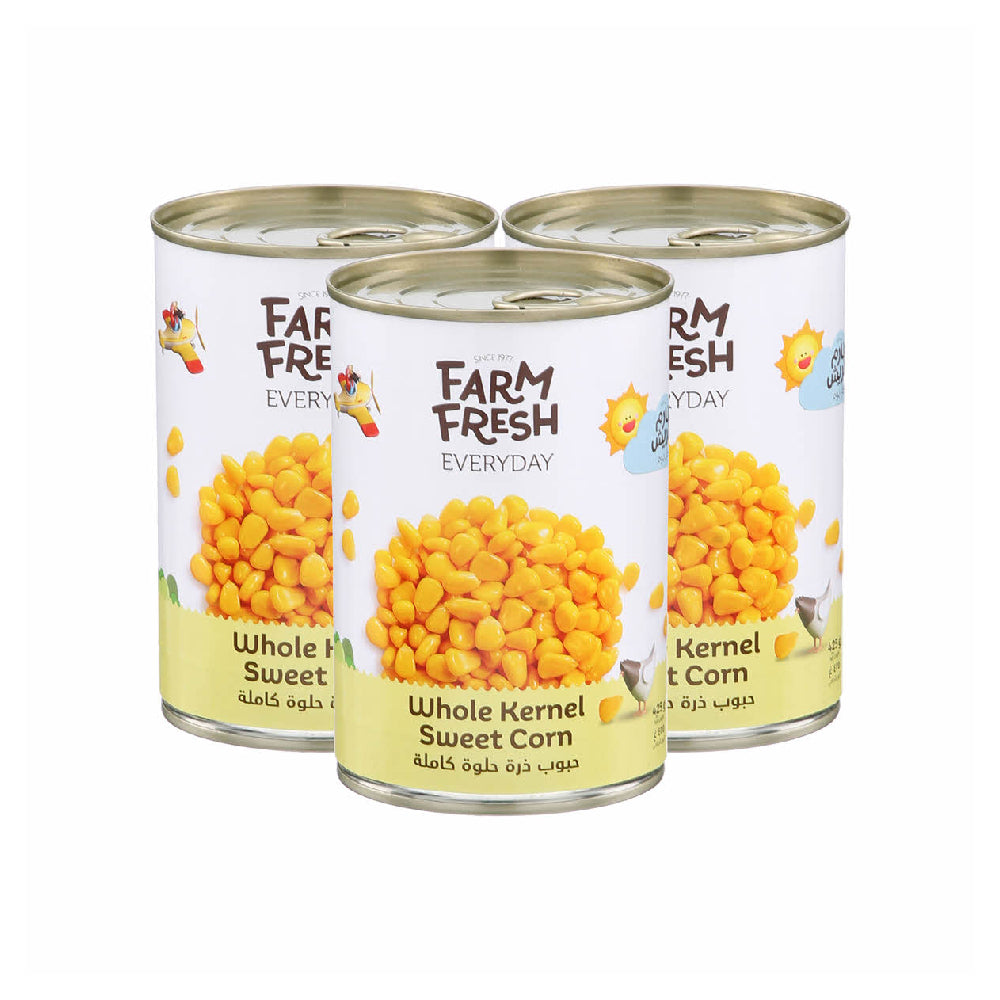 Farm Fresh Whole Kernel Sweet Corn 425Gm 3P@20% Off