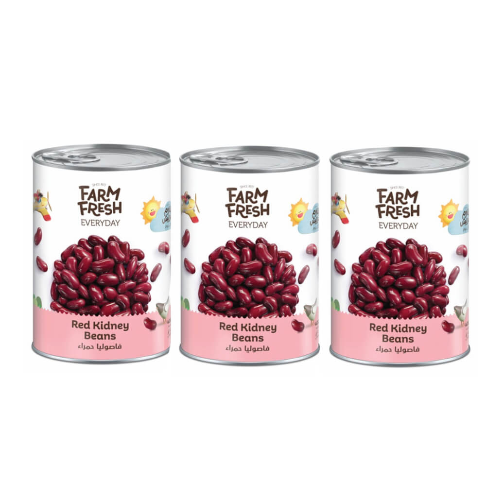 Farm Fresh Red Kidney Beans 3x400Gm