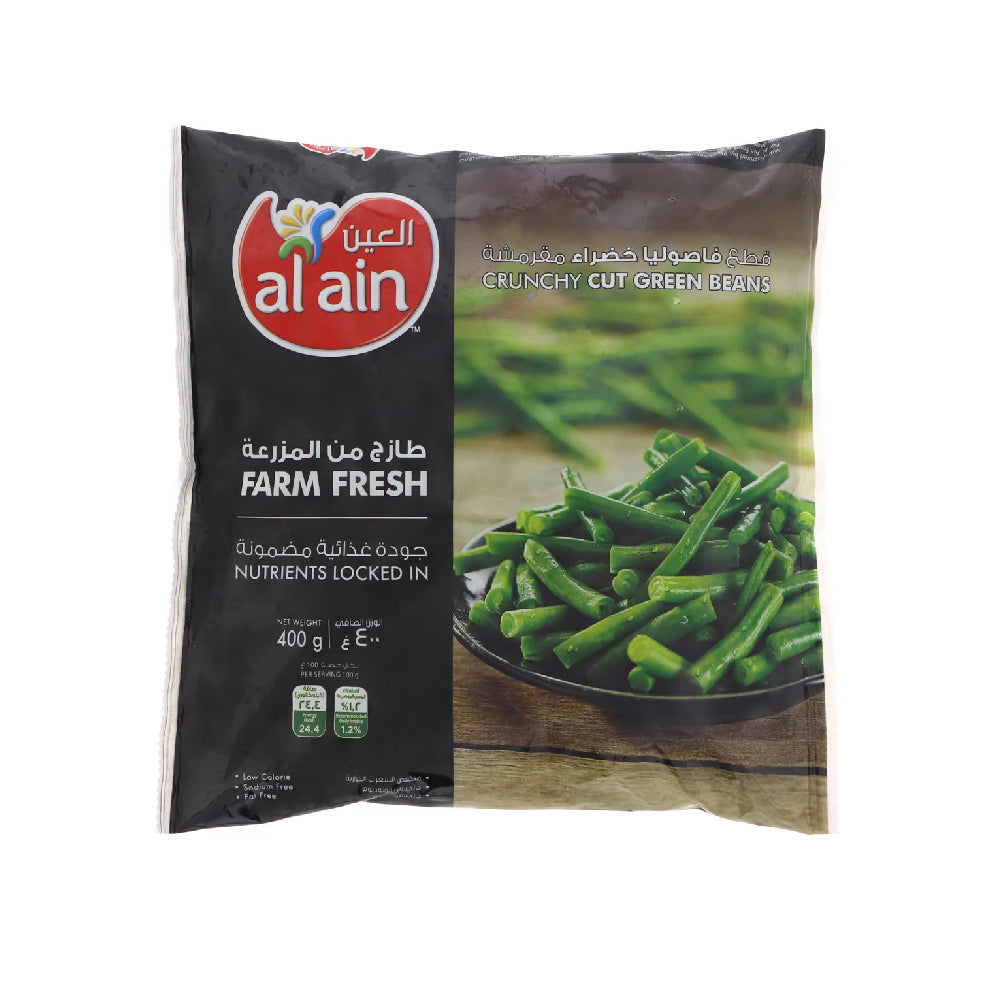 Al Ain Crunchy Cut Green Beans 400gm