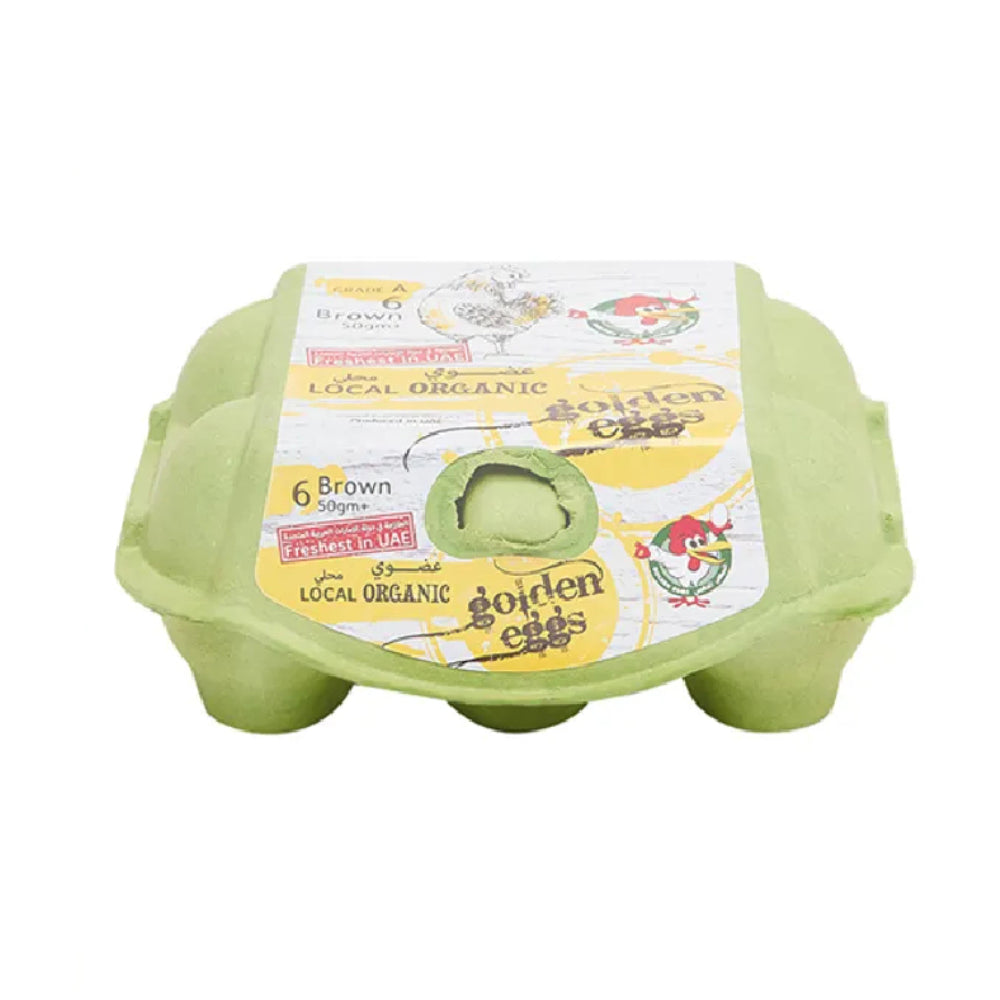 Al Jazira Golden Organic Free Range Egg 6 Pieces