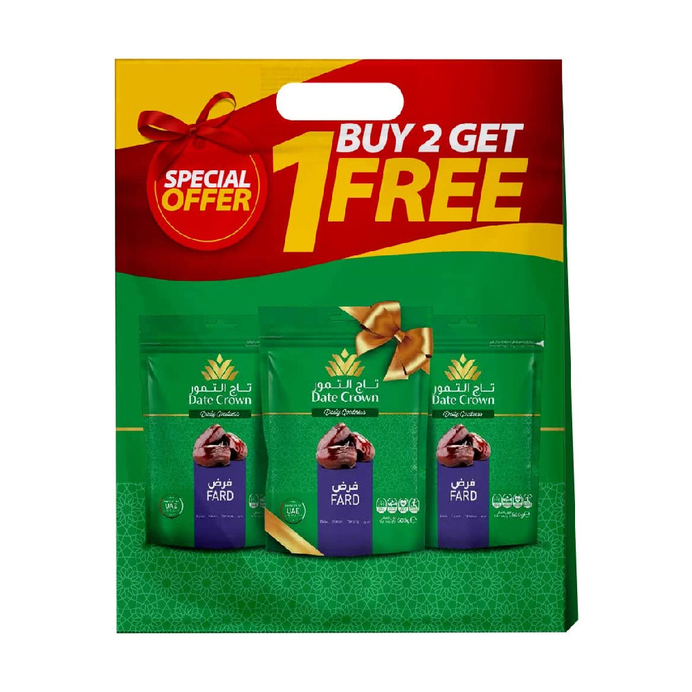 Date Crown Fard 2x500gm +1 Free