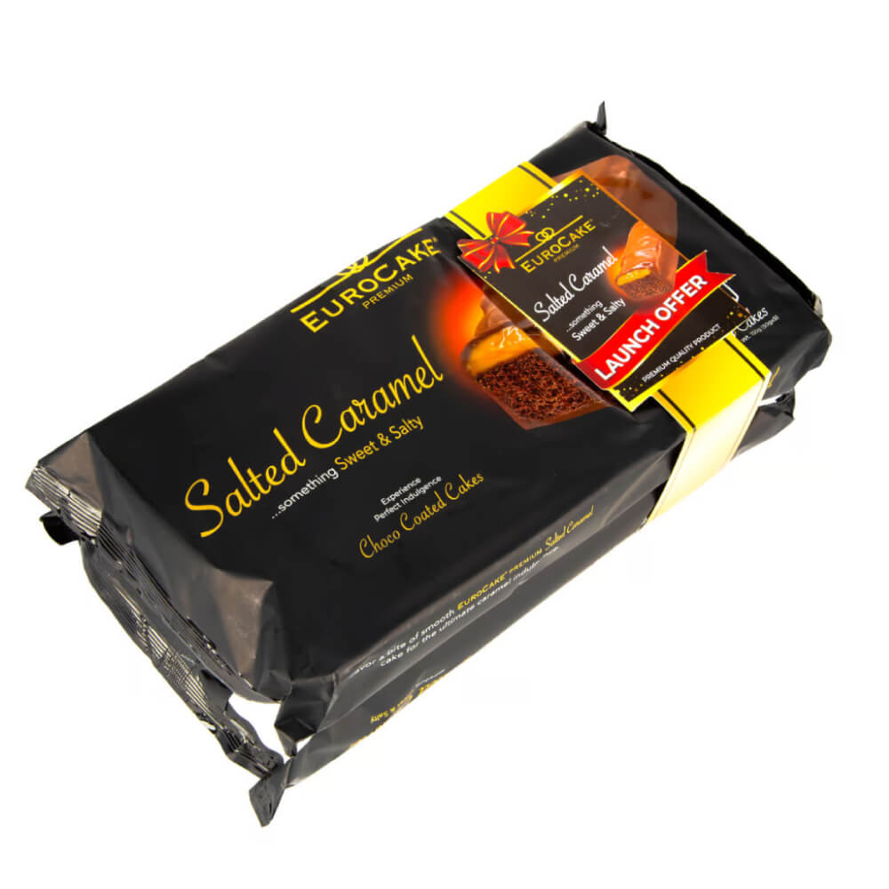 Eurocake Salted Caramel Something Sweet & Salty Cake 2x150gm