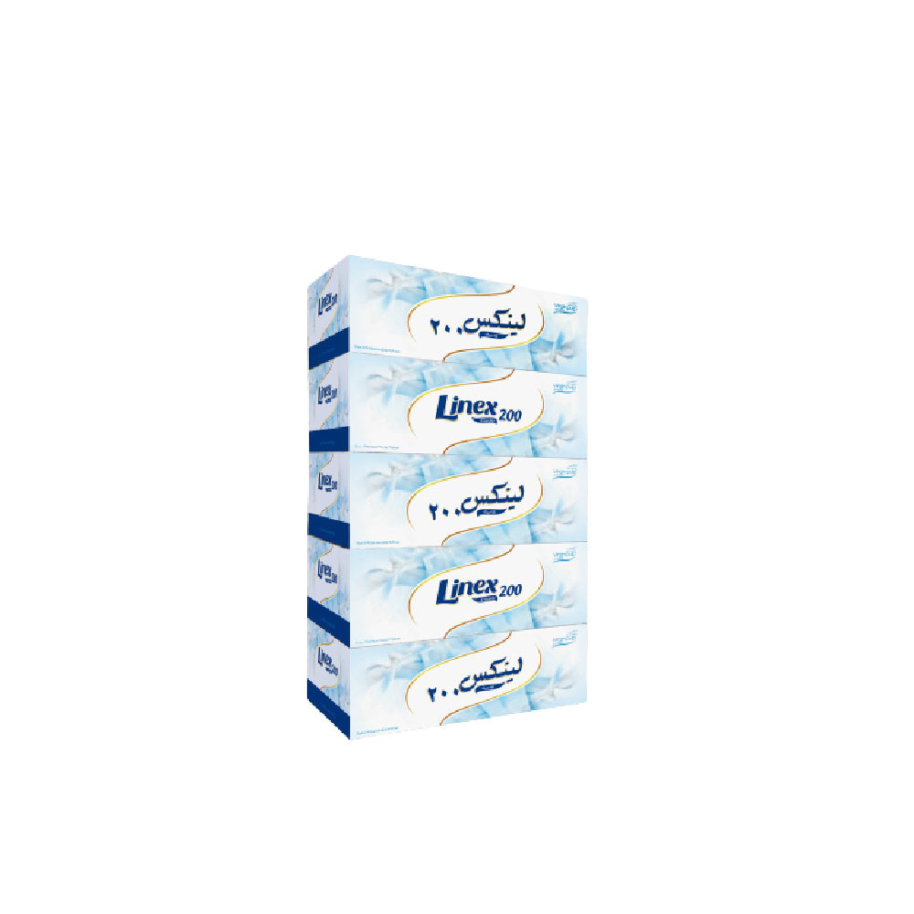 Linex Facial Tissue 150 Sheets 5s