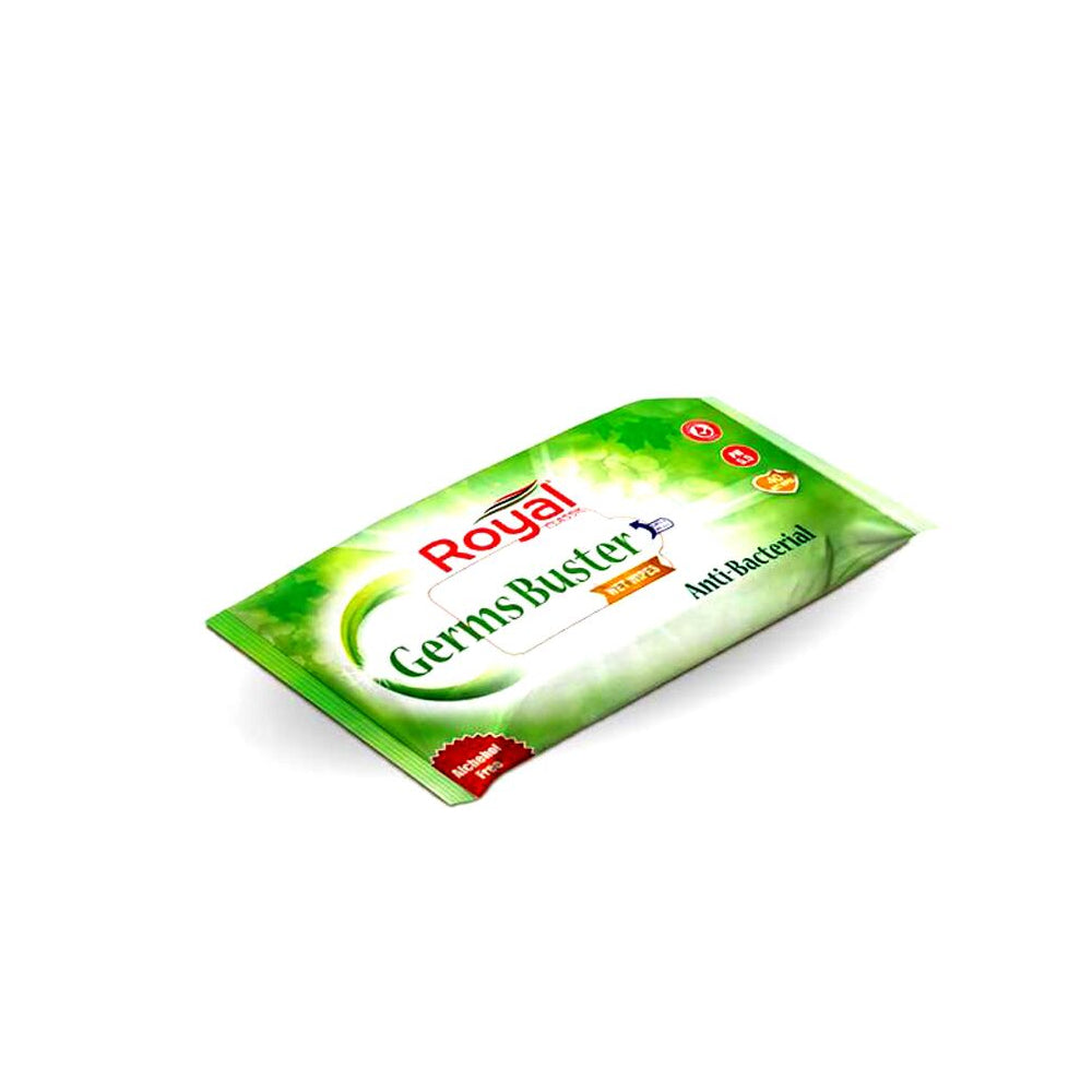 Royal Antibacterial Wet Wipes 40 Sheets