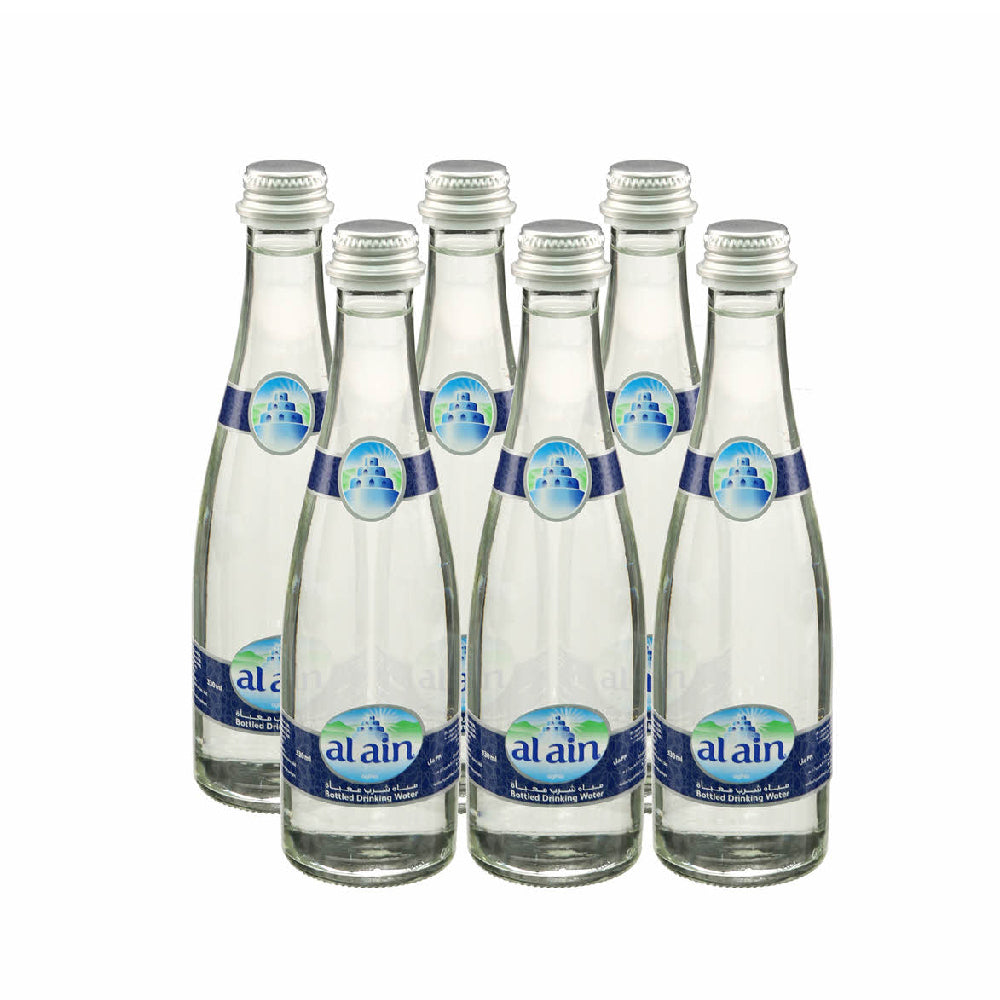 Al Ain Still Water Glass Bottle 6x330ml