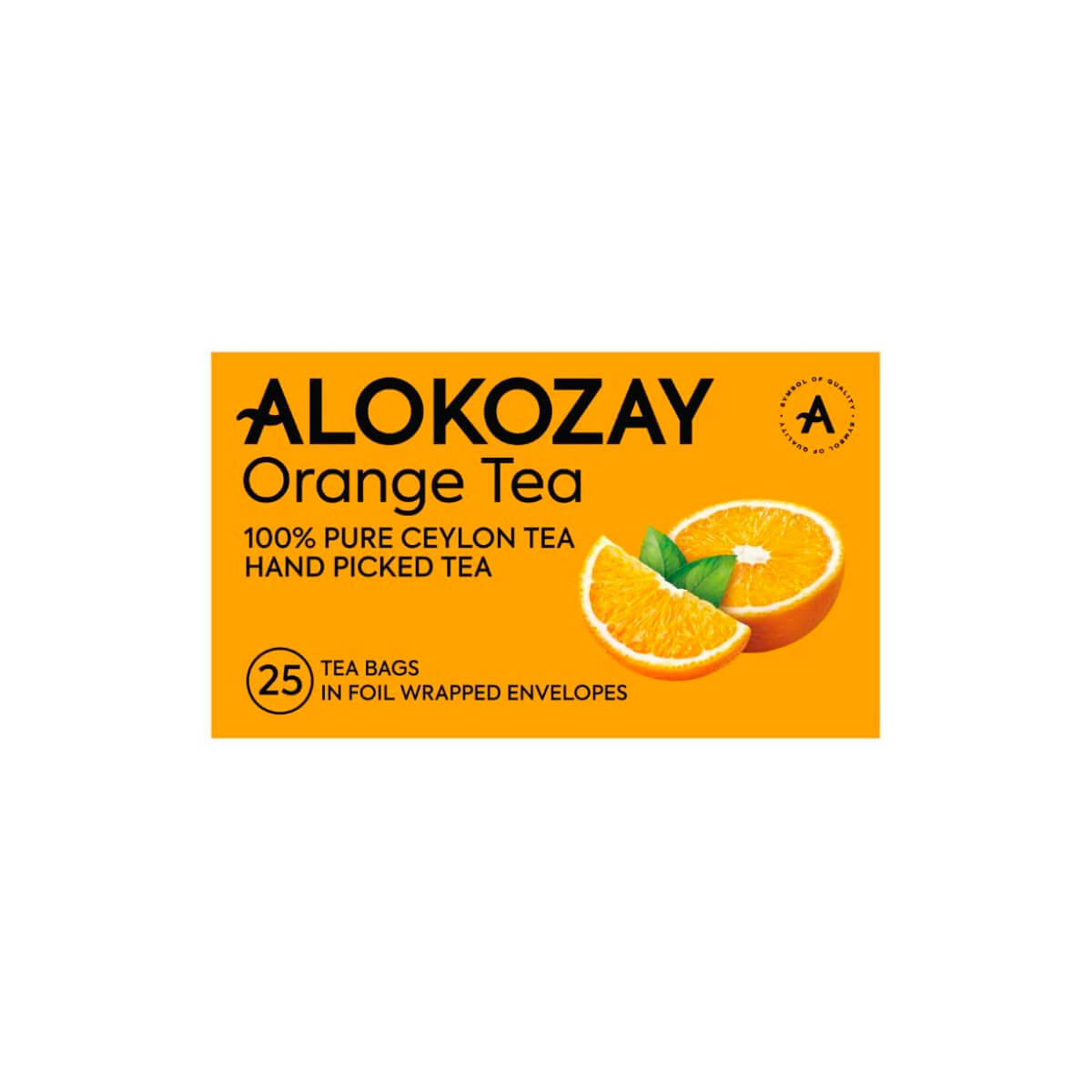 Alokozay Orange 100& Pure Ceylon Hand Picked Tea Bags 25