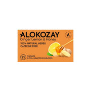 Alokozay Ginger Lemon & Honey 100% Natural Herbs Caffeine Free Tea Bags 25