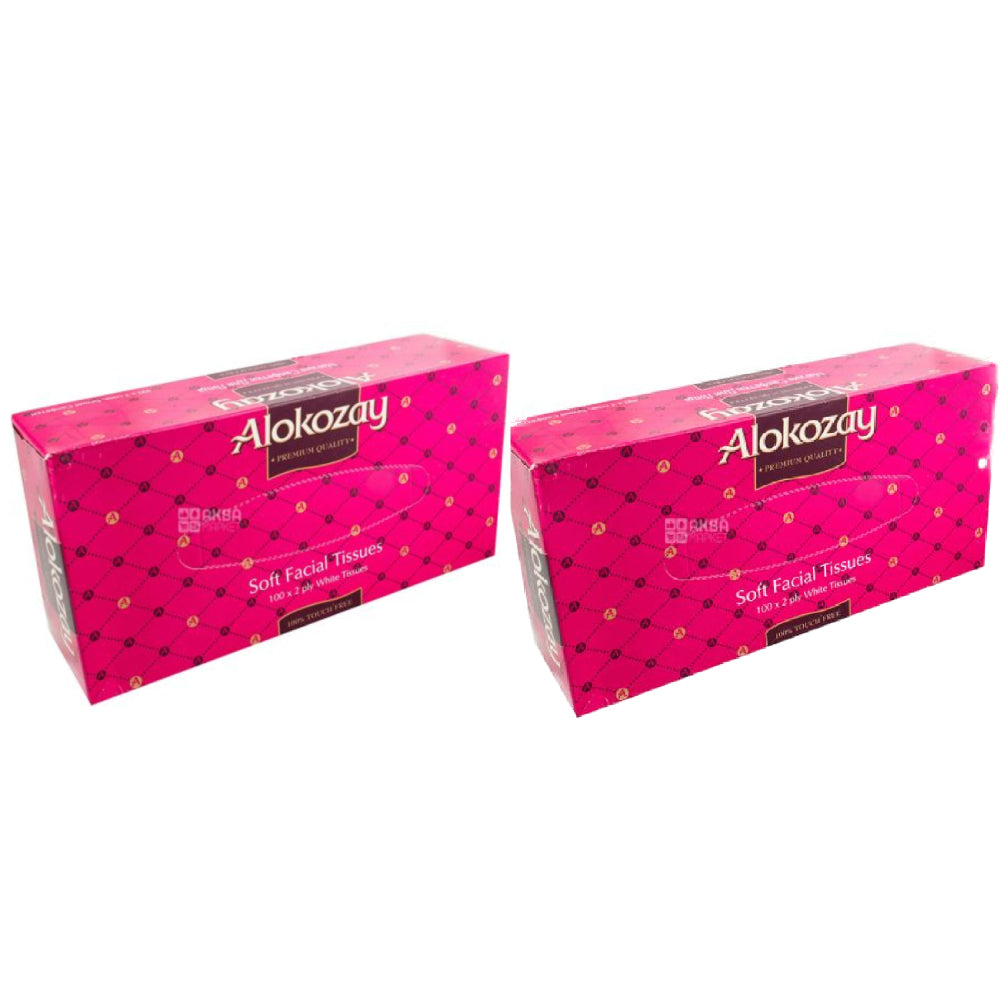 Alokozay Facial Tissue 100sx2Ply