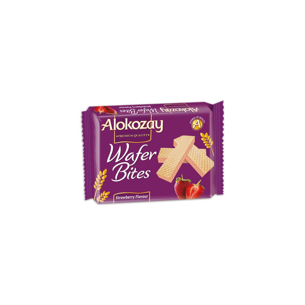 Alokozay Wafer Bites Strawberry Flavor 45G