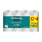 Alokozay Bathroom Tissue 3Ply 12+4x160s