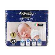 Alokozay Premium Baby Diaper Size-1 21's