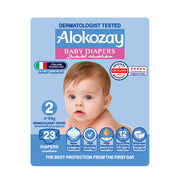 Alokozay Premium Baby Diaper Size-2 23's